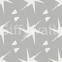 Textured Starburst Geometric Motif Wallpaper⁠