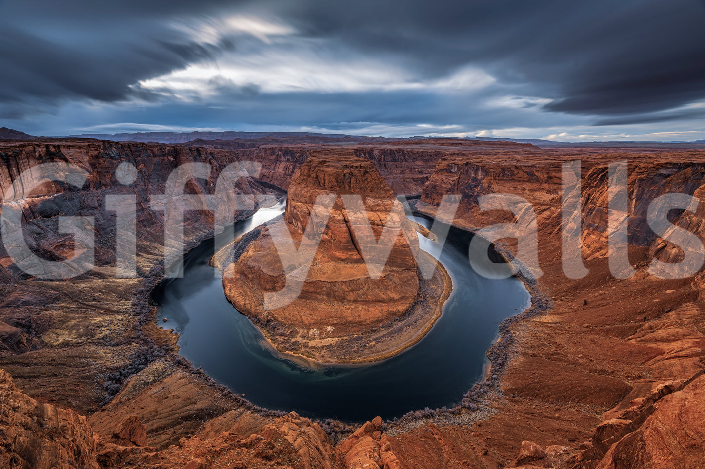 Majestic Horseshoe Bend Canyon Vista Wall Mural