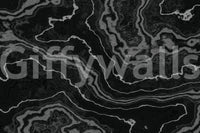 Midnight Agate Layered Stone Pattern Wall Mural