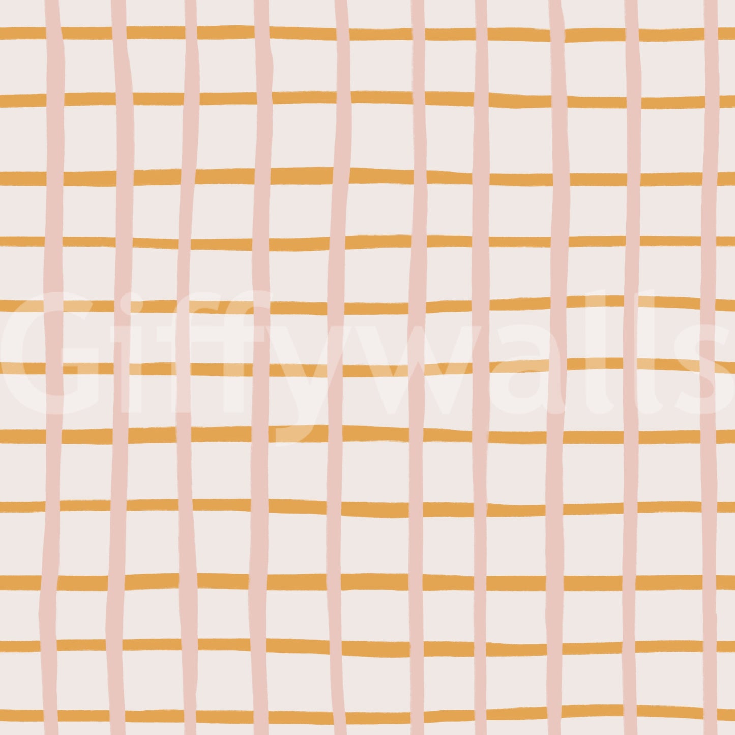 Pastel Abstract Sketch Geometric Checks Wallpaper⁠