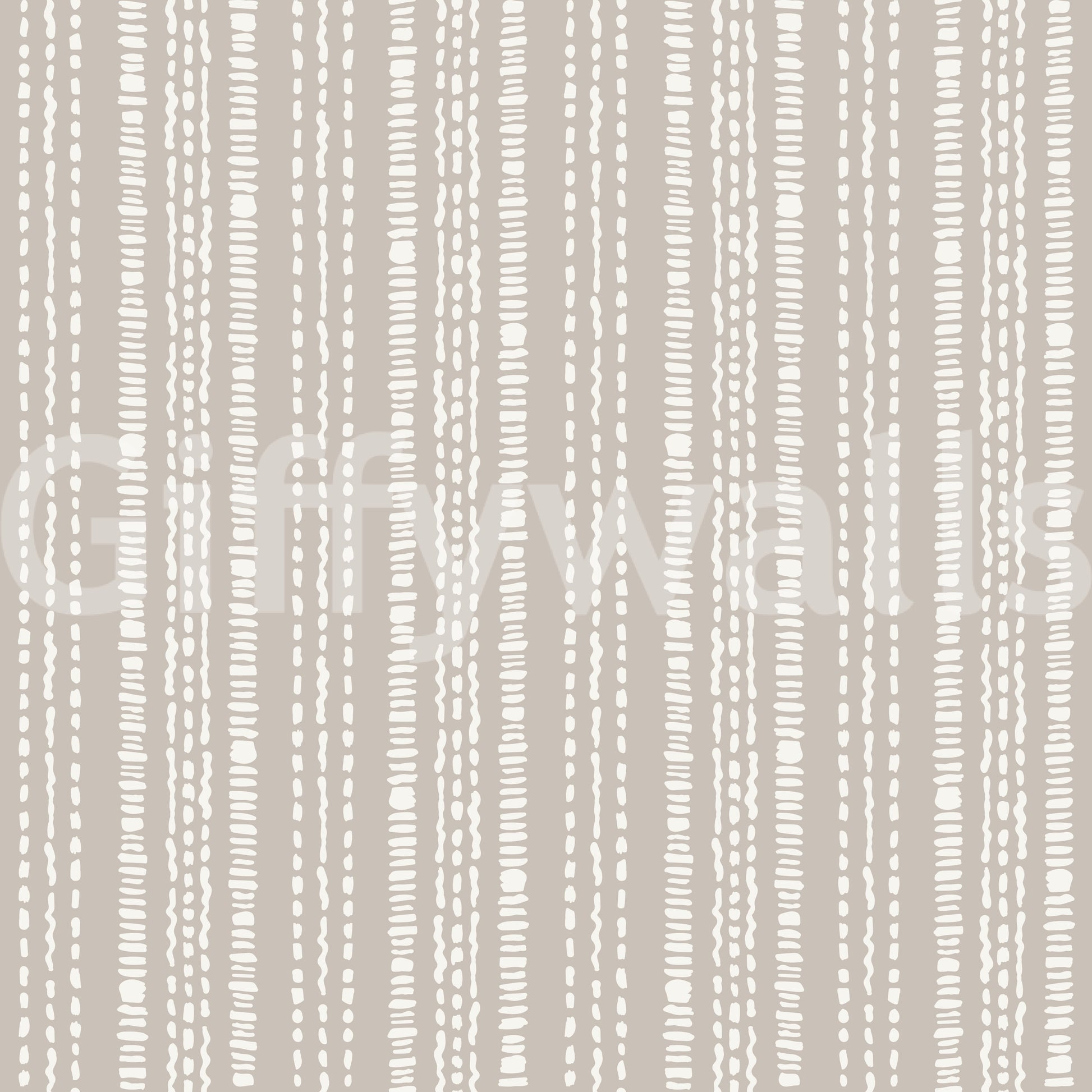 Earthy Vertical Dash Motif Wallpaper⁠
