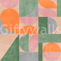 Arcos geométricos modernos Wall Mural
