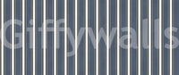 Classic Navy Striped Pattern Wall Mural
