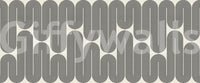 Ondas geométricas monocromáticas Wall Mural