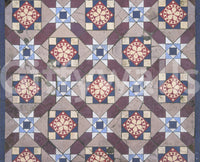 Victorian Geometric Floral Medallion Wall Mural
