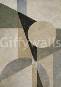 Minimalist Geometric Shapes Wall Mural