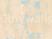 Geometric Sand and Sky Abstract Wall Mural