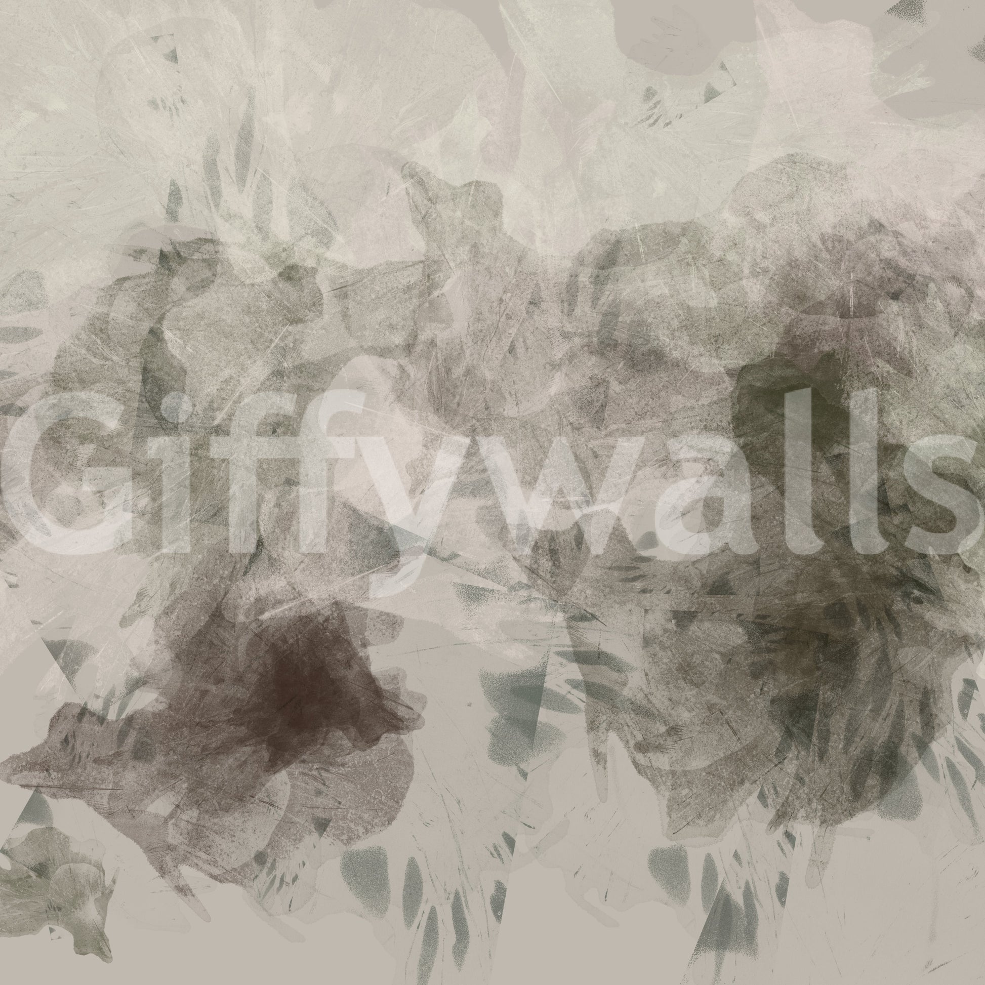 Ethereal Smoke Wash Wall Mural