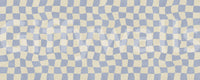 Wavy Checked Soft Blue Grid Wall Mural