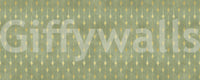 Sage and Gold Art Deco Fan Wall Mural