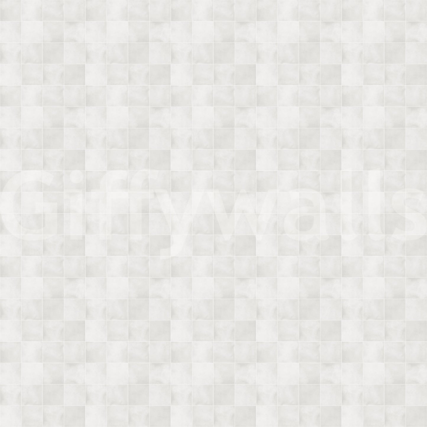Zellige Style Square Tiles - Ghost Wallpaper⁠