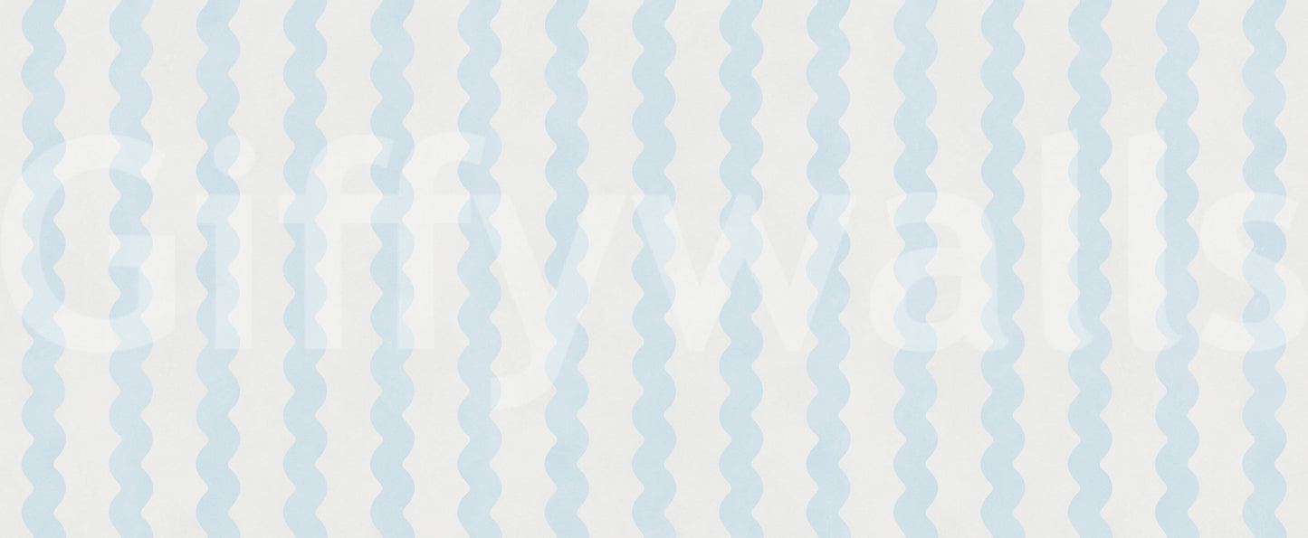 Coastal Breeze Vertical Lines Wall Mural