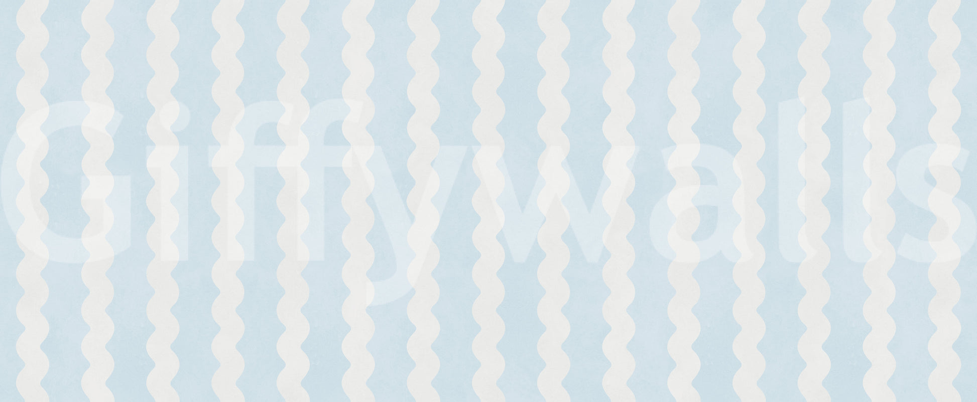 Soft Serenity Wavy Stripes Wall Mural