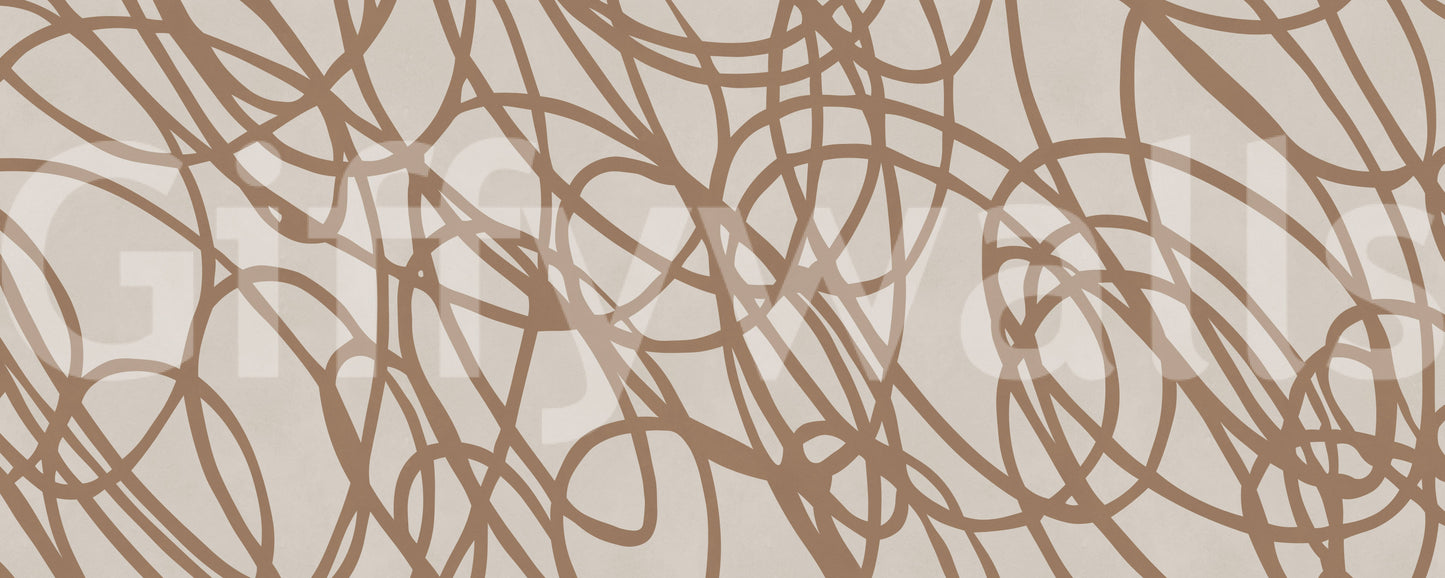 Abstract Swirl Pattern Wall Mural