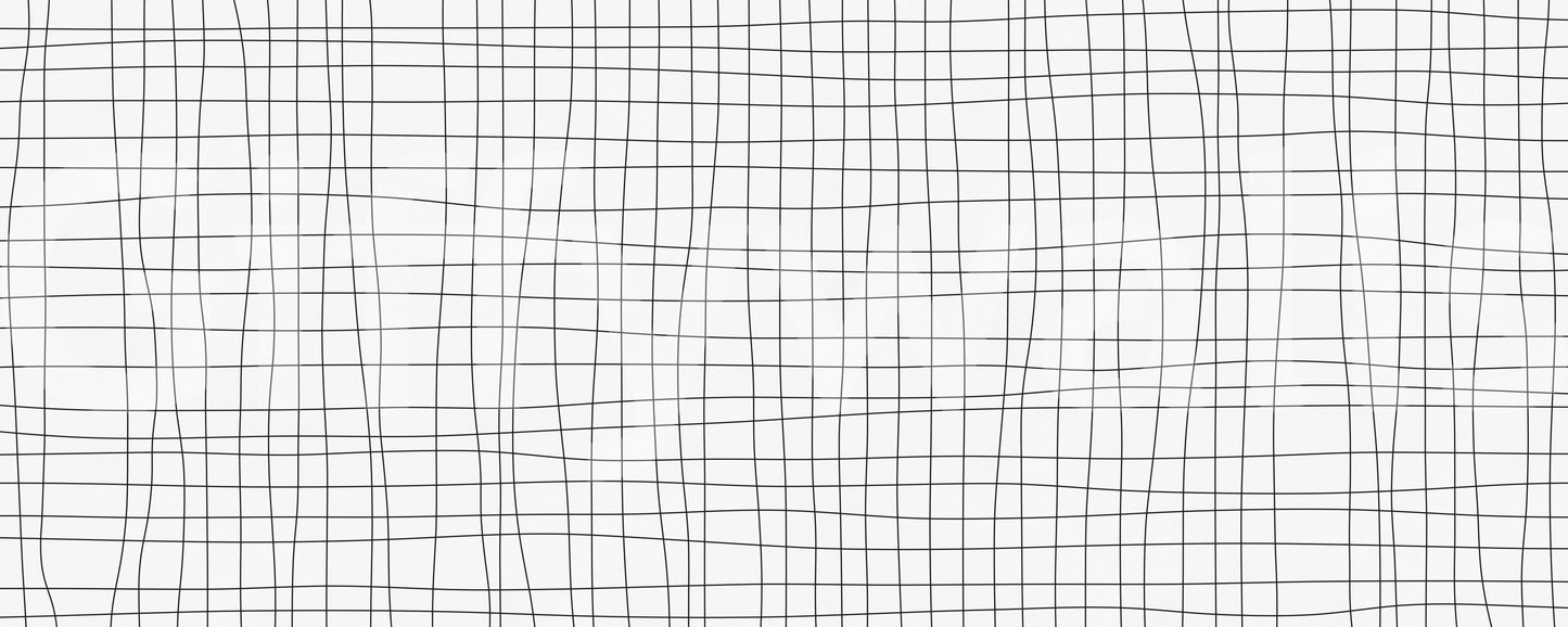 Minimalist Soft Grid Check Wall Mural
