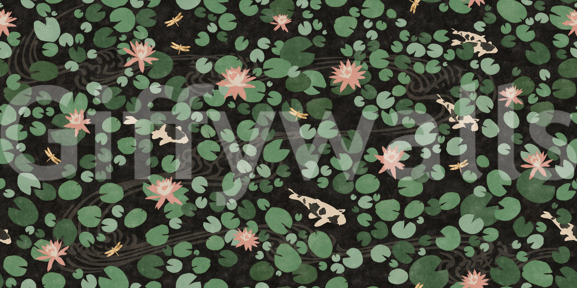 Lily Pad Pond Wallpaper⁠