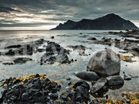 Nordic Coastal Mountain Range Wall Mural