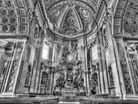 Cathedral Dome and Altar Perspective Wall Mural