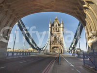 Iconic London River Crossing Archway Wall Mural