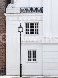 Neoclassical London Architectural Facade Wall Mural
