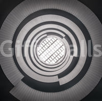 Concentric Skylight Perspective Wall Mural