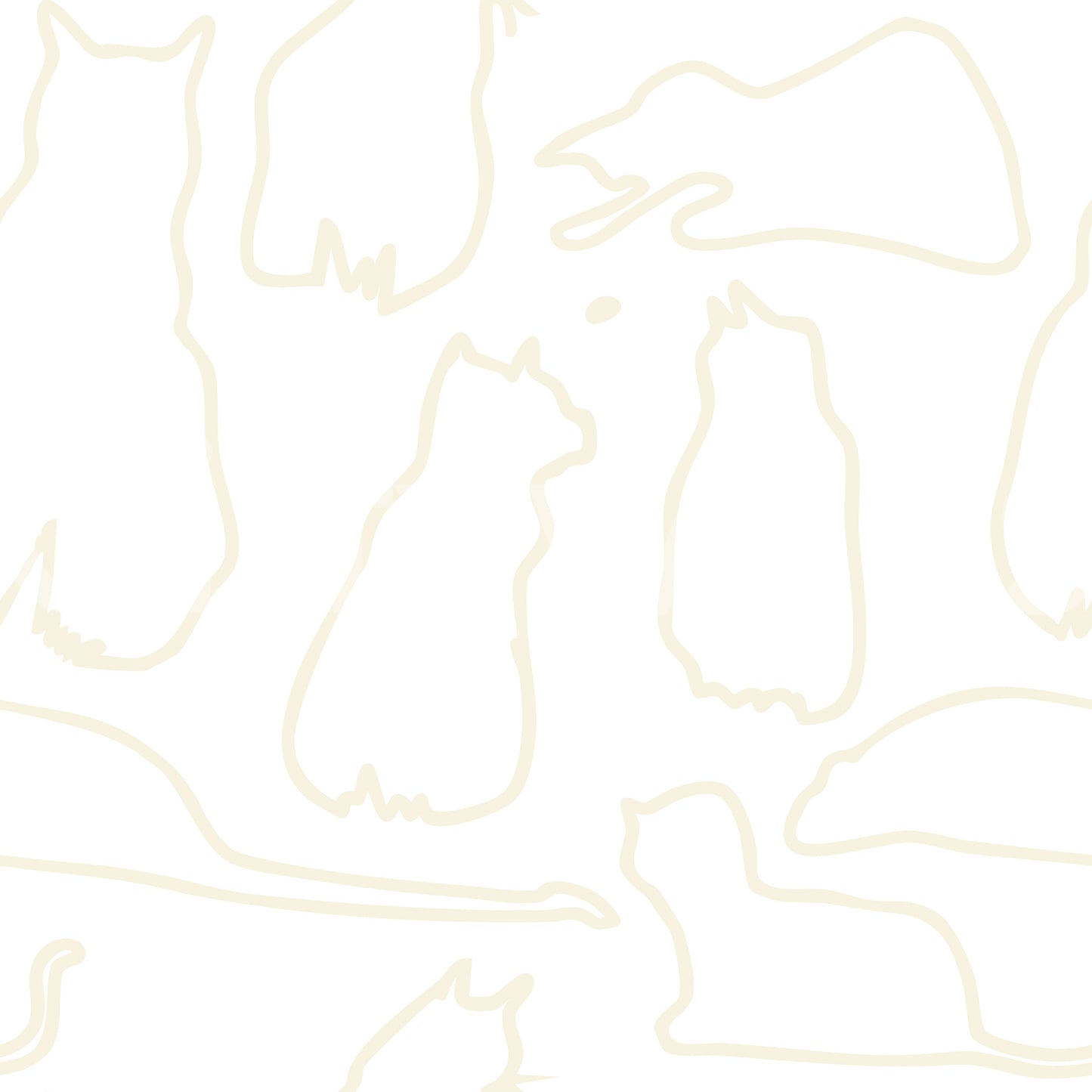 Munki and the Spot - Milk & Cream Wallpaper⁠