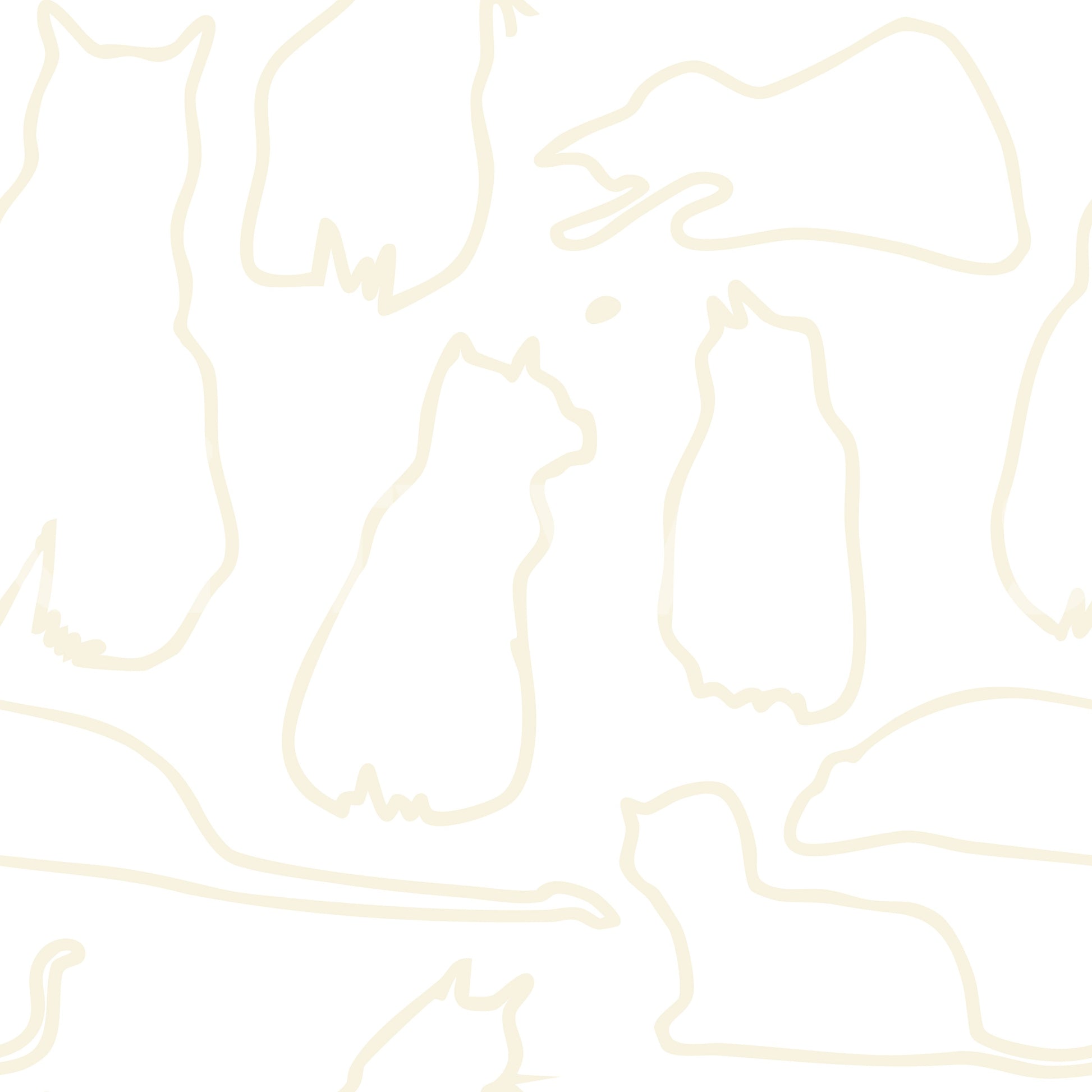 Munki and the Spot - Milk & Cream Wallpaper⁠