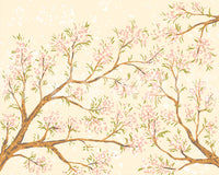 Pink Blossoms Wall Mural