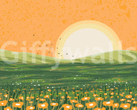 Sunset Wall Mural