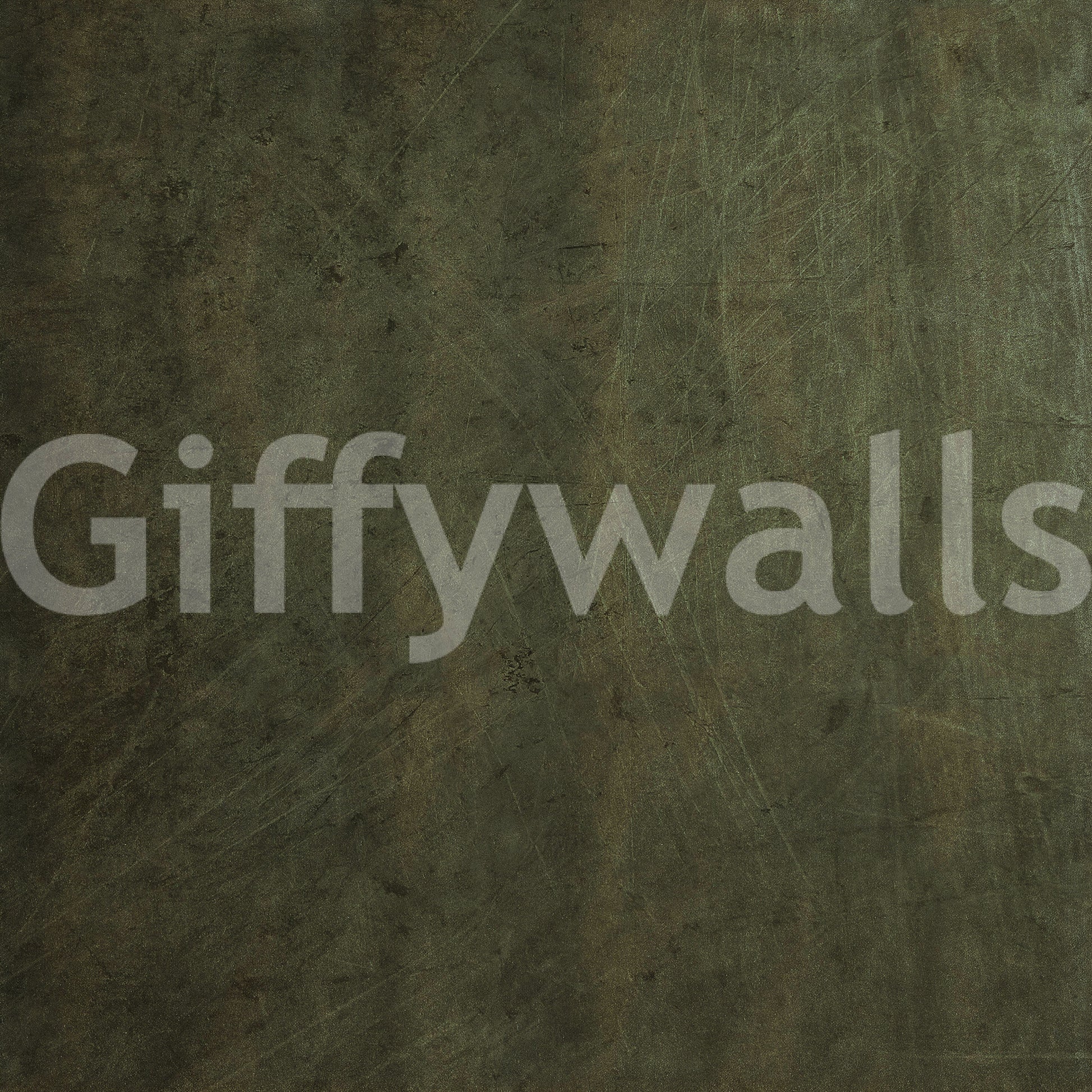 Scratched Suede - Dark Olive Wall Mural