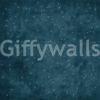 Starry Map - Midnight Blue Wall Mural