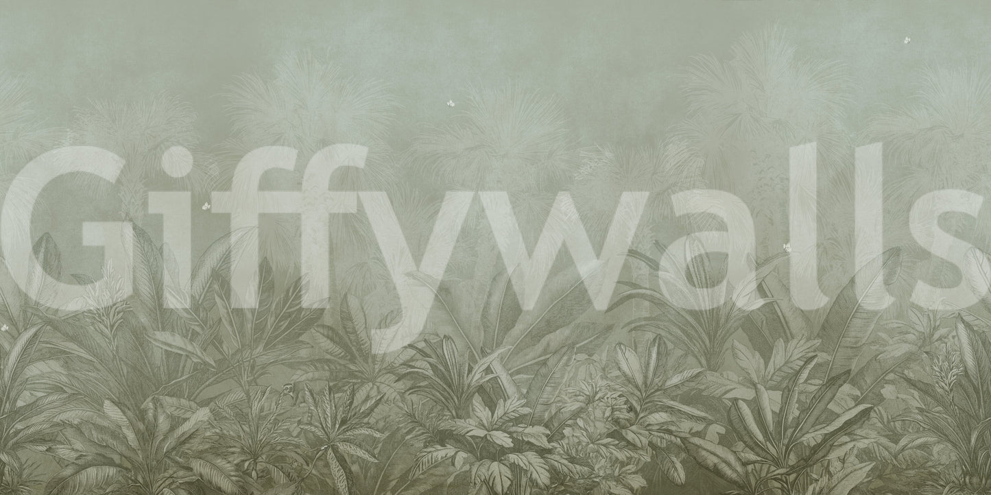 Jungle Mists - Water Wall Mural