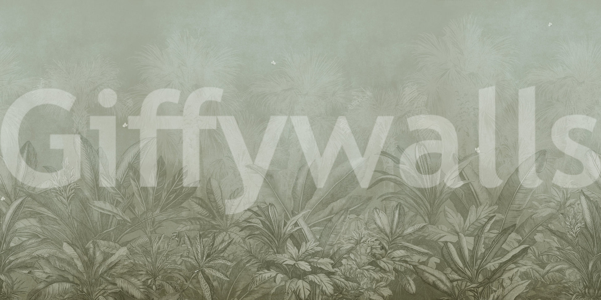 Jungle Mists - Water Wall Mural