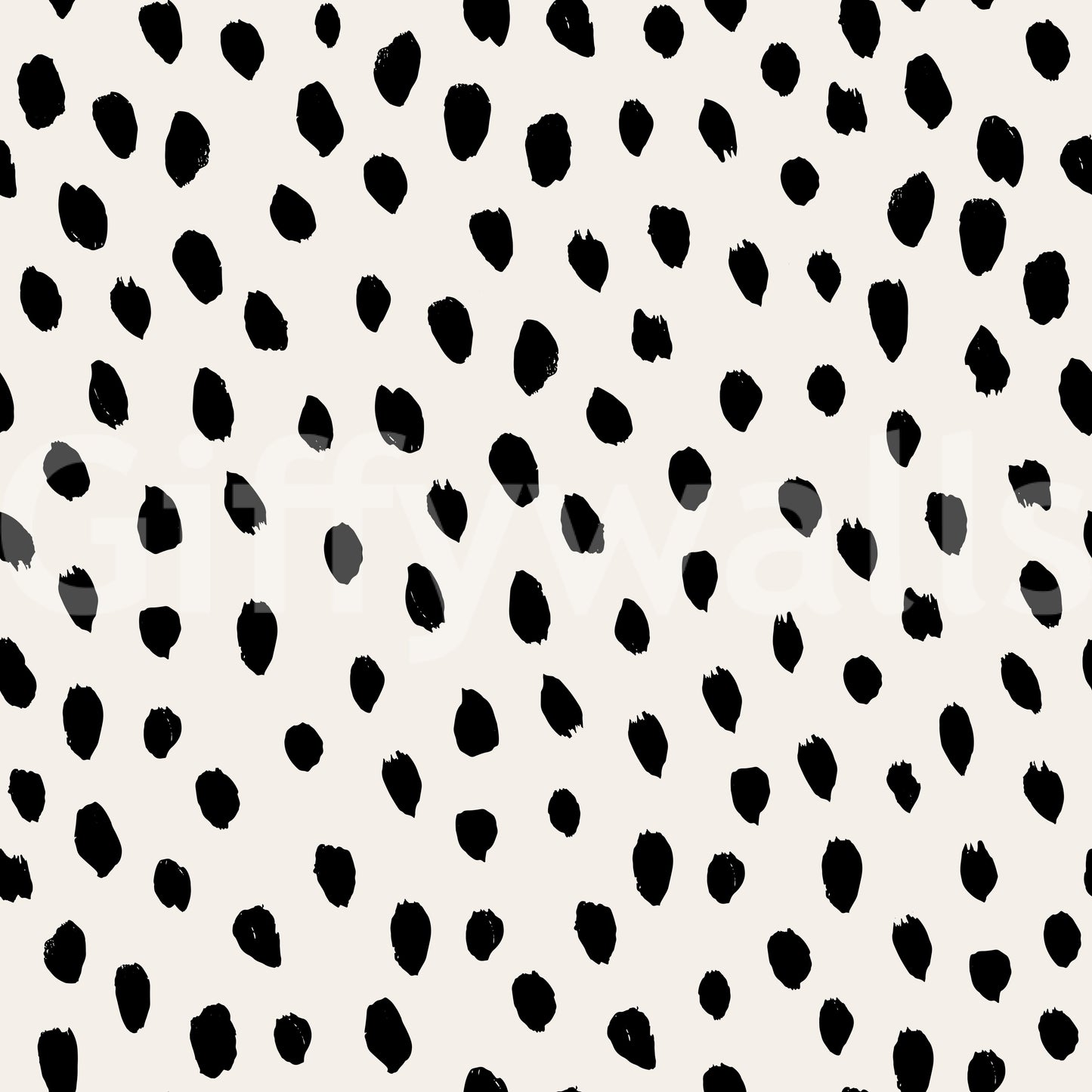 Minimalist Painted Dotted Pattern Wallpaper⁠