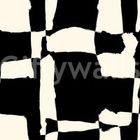 Hand-Drawn Monochrome Blocks Wallpaper⁠