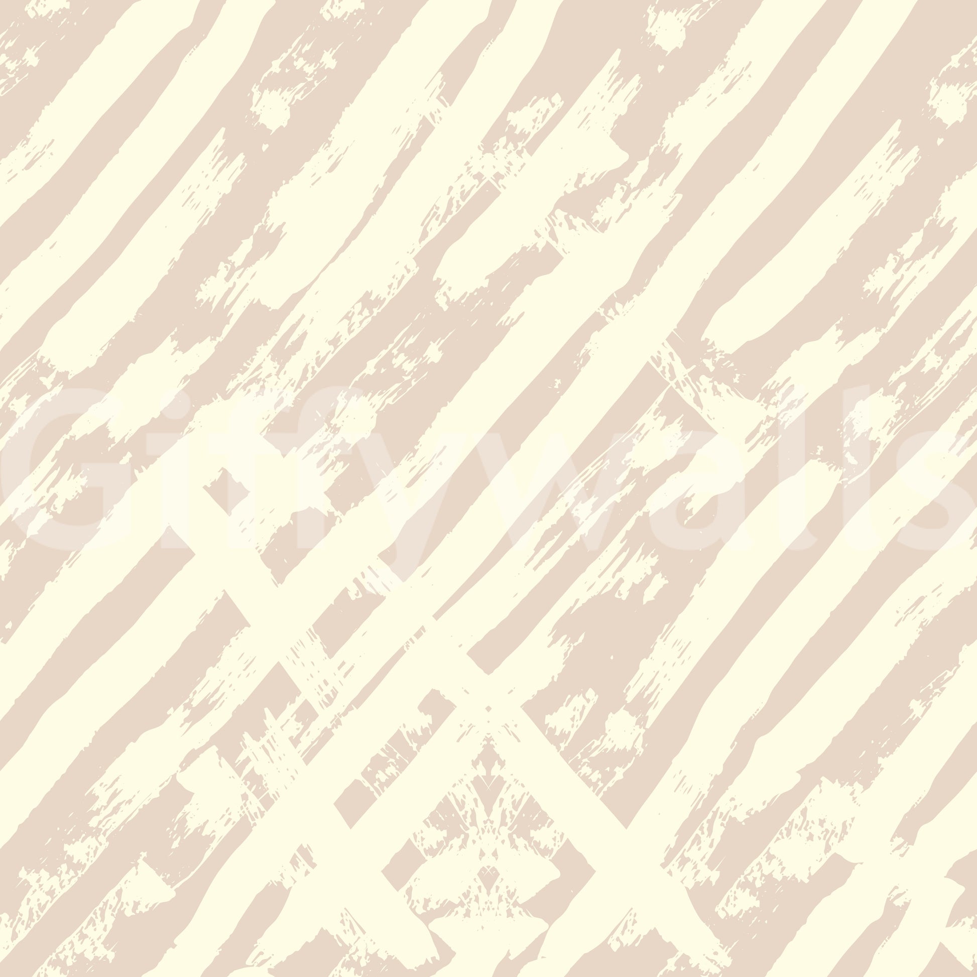 Cream Brushstroke Grid Wallpaper⁠