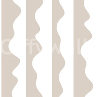 Minimalist Soft Wave Stripes Wallpaper⁠