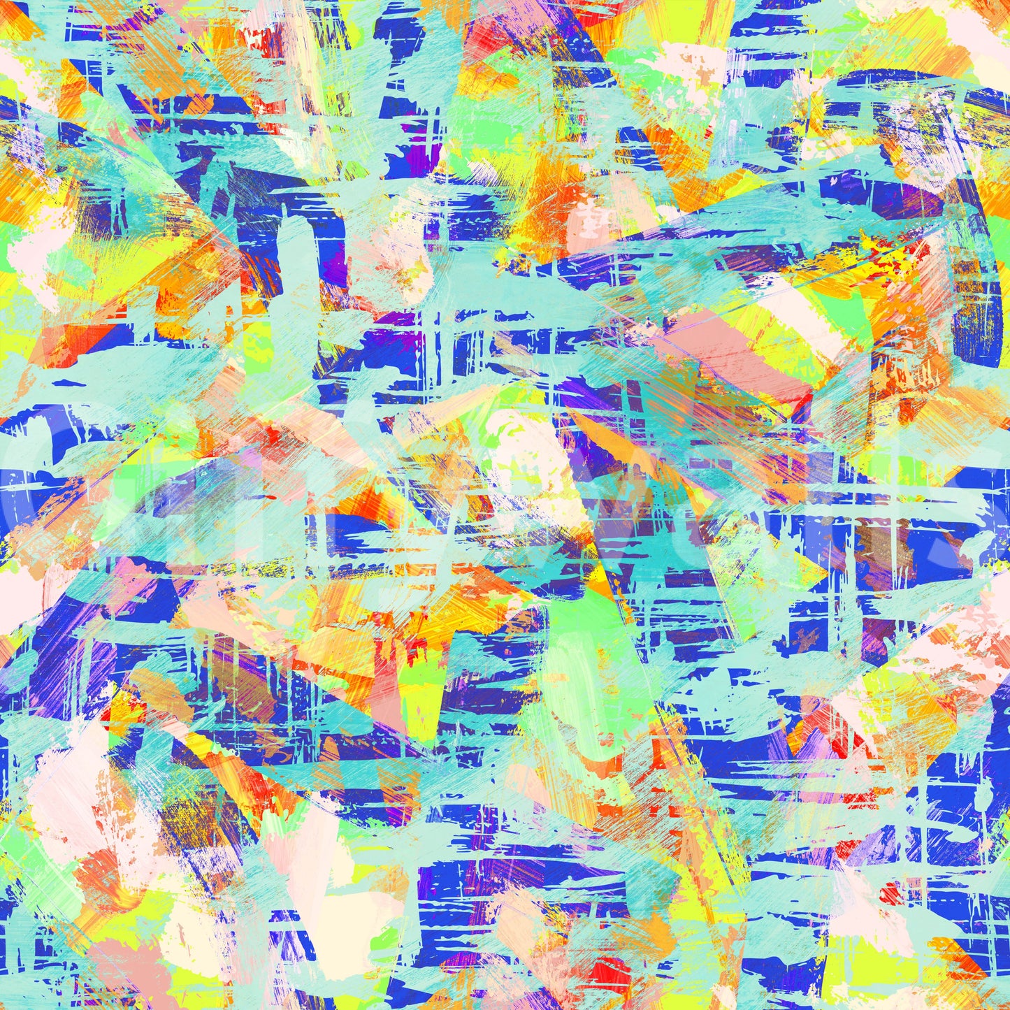 Vibrant Abstract Brushstroke Energy Wallpaper⁠