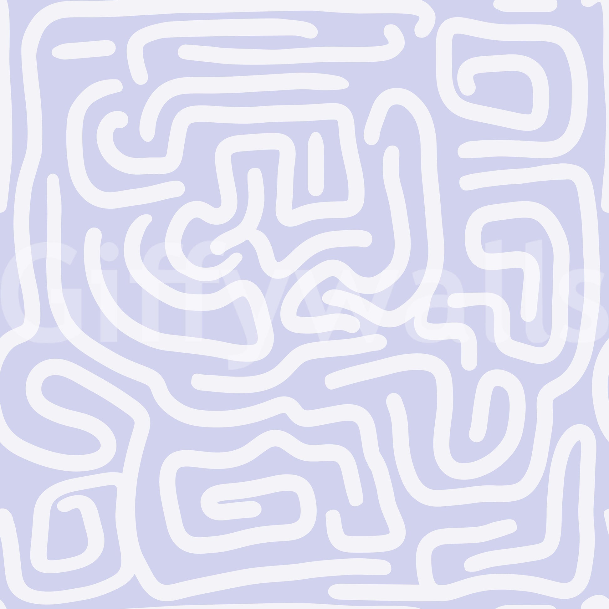 Minimalist Violet Maze Pattern Wallpaper⁠