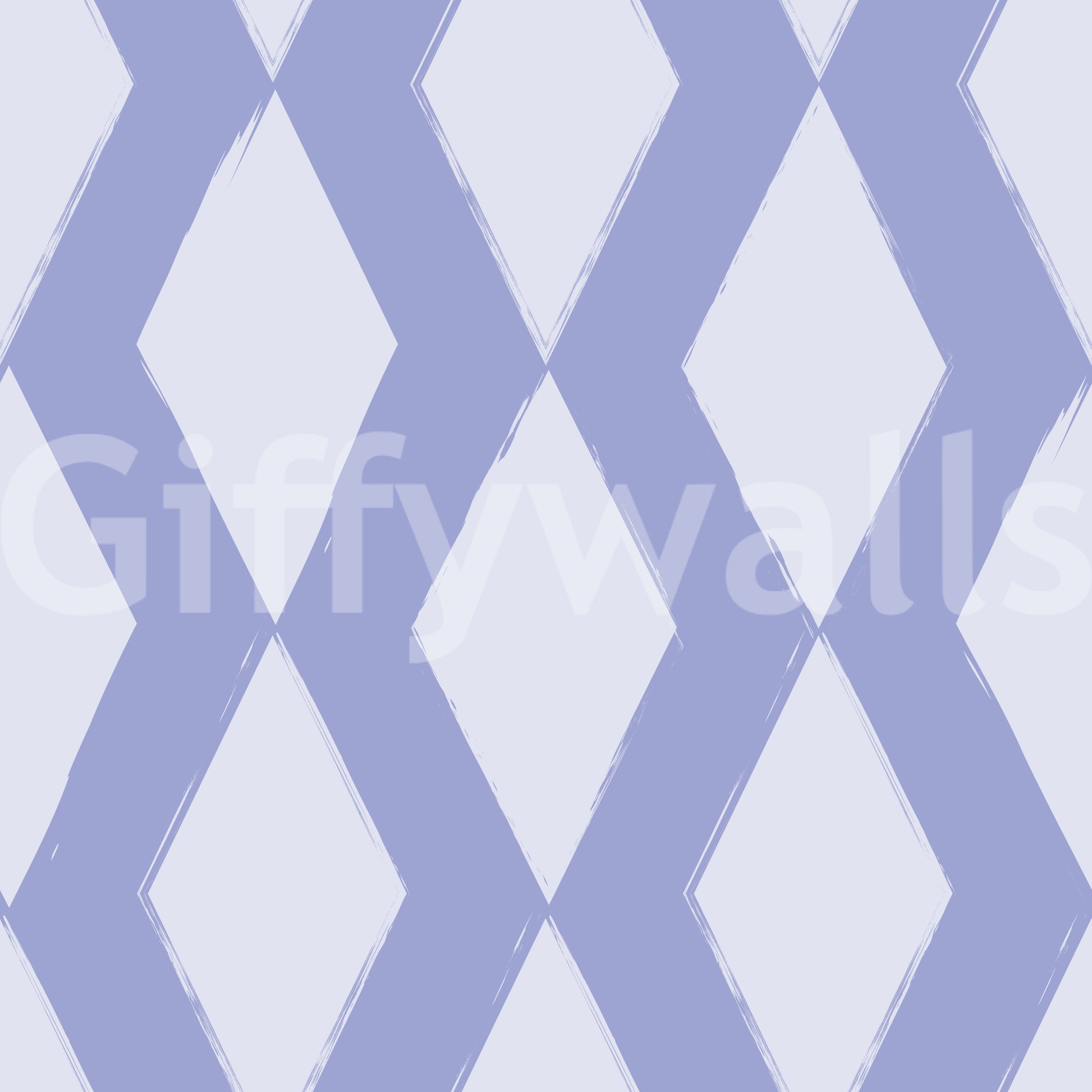 Muted Blue Abstract Diamond Lattice Wallpaper⁠