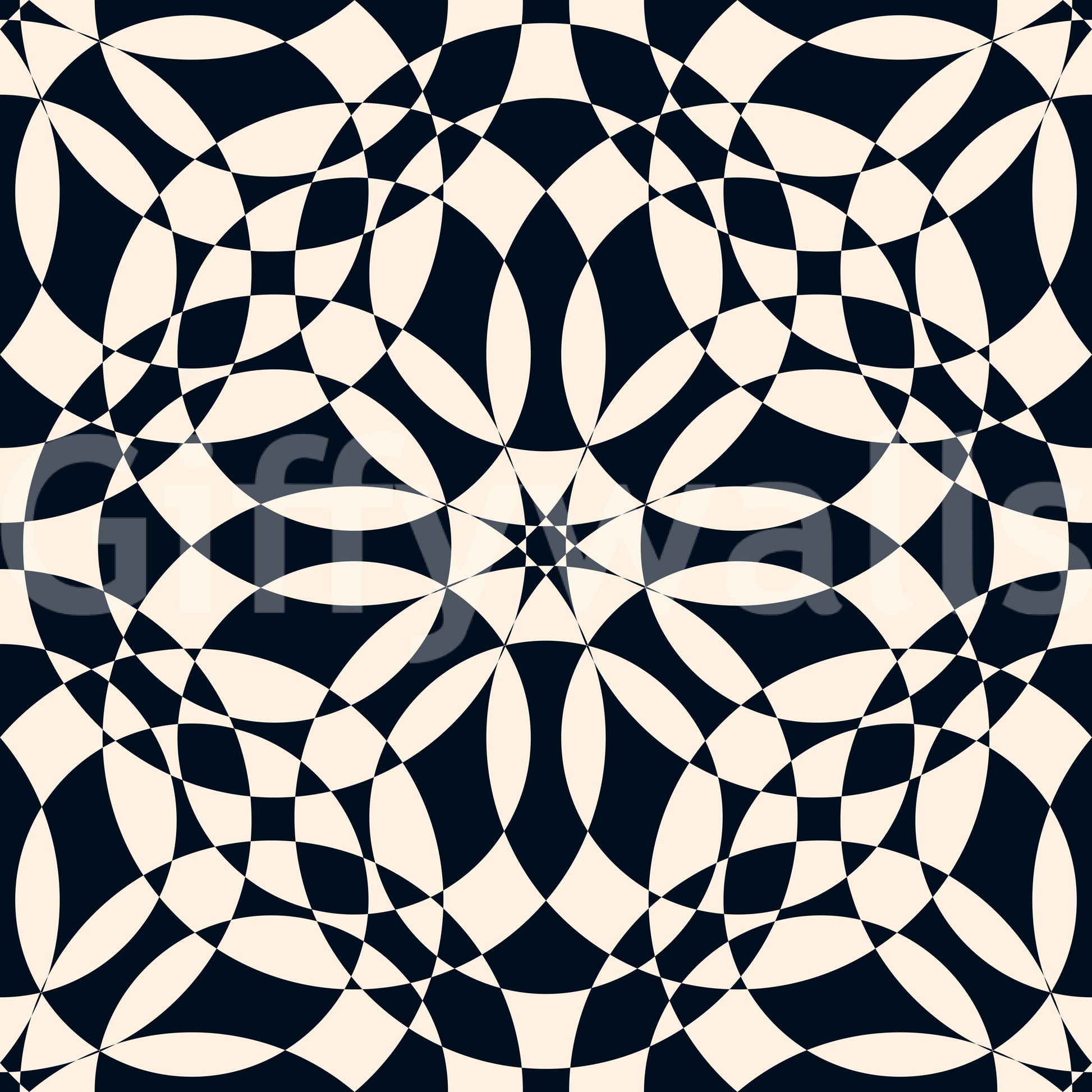 Abstract Circular Lattice Wallpaper⁠