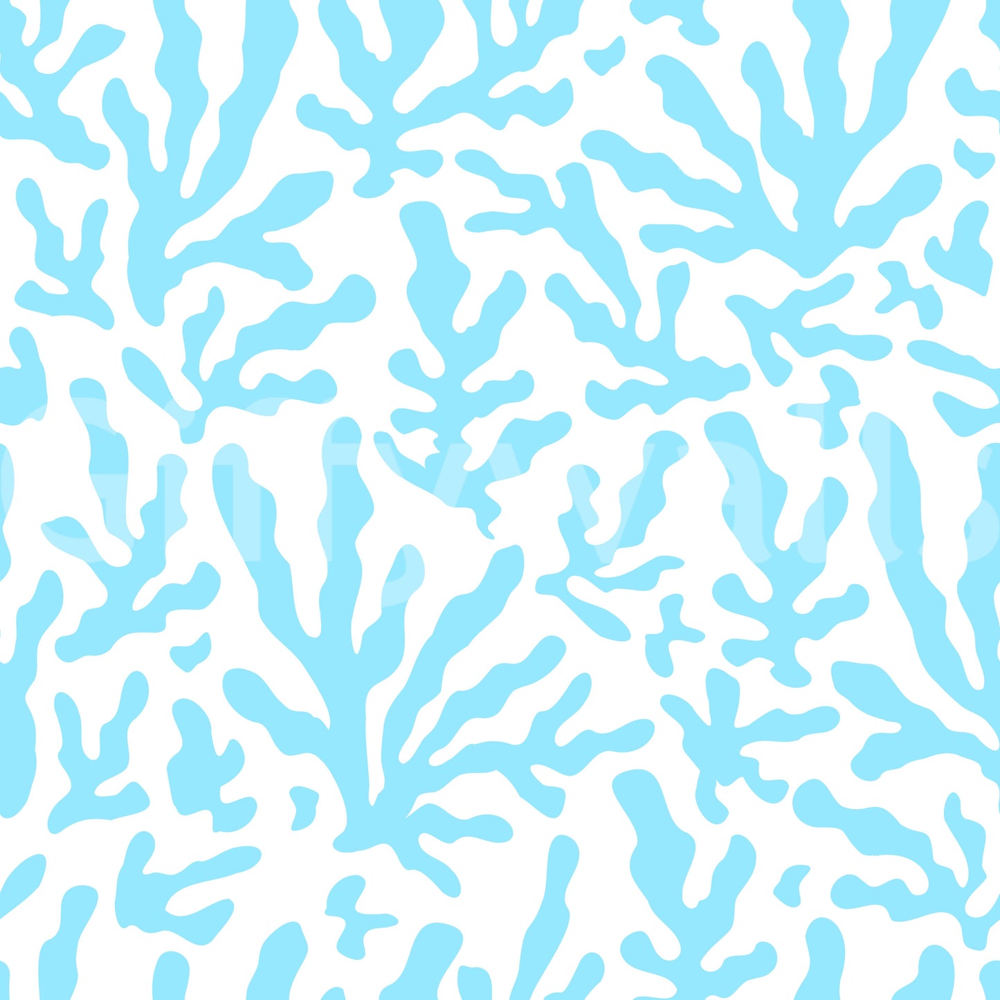 Abstract Ocean Coral Blue Wallpaper⁠