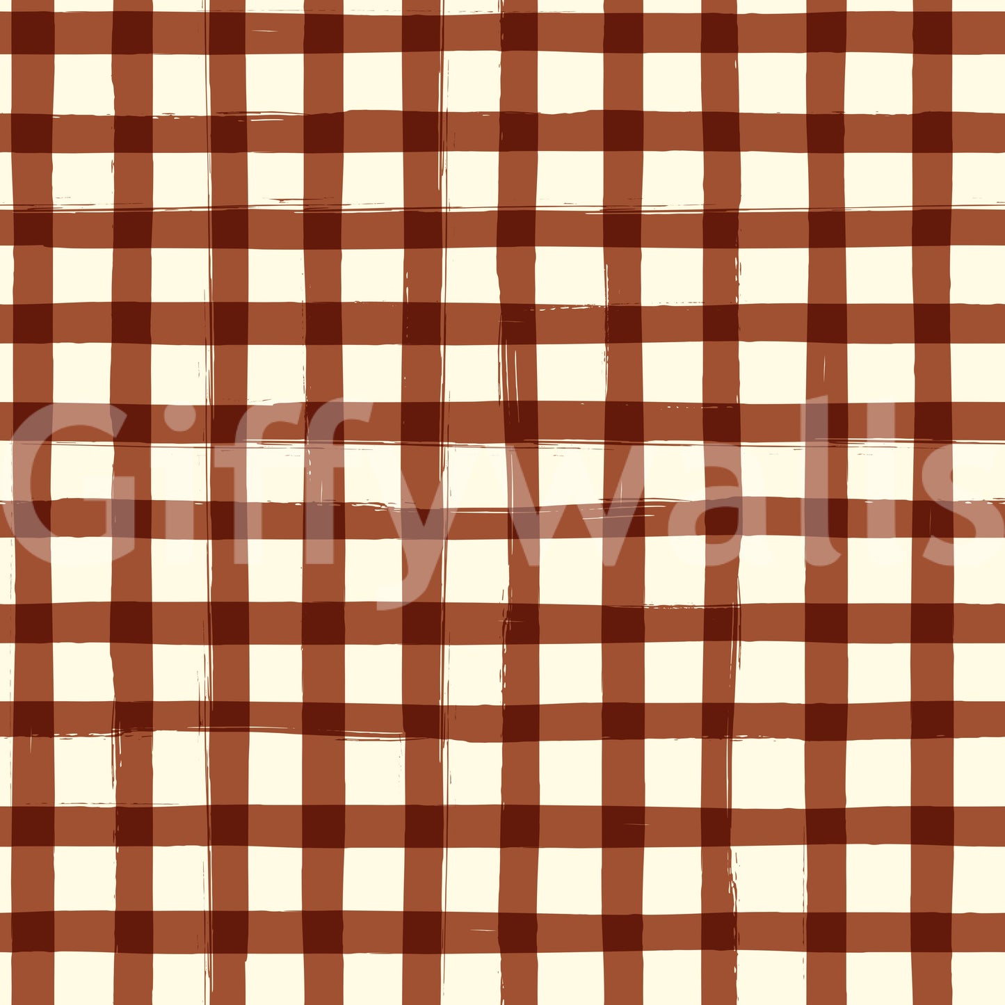 Rustic Brushstroke Check Wallpaper⁠