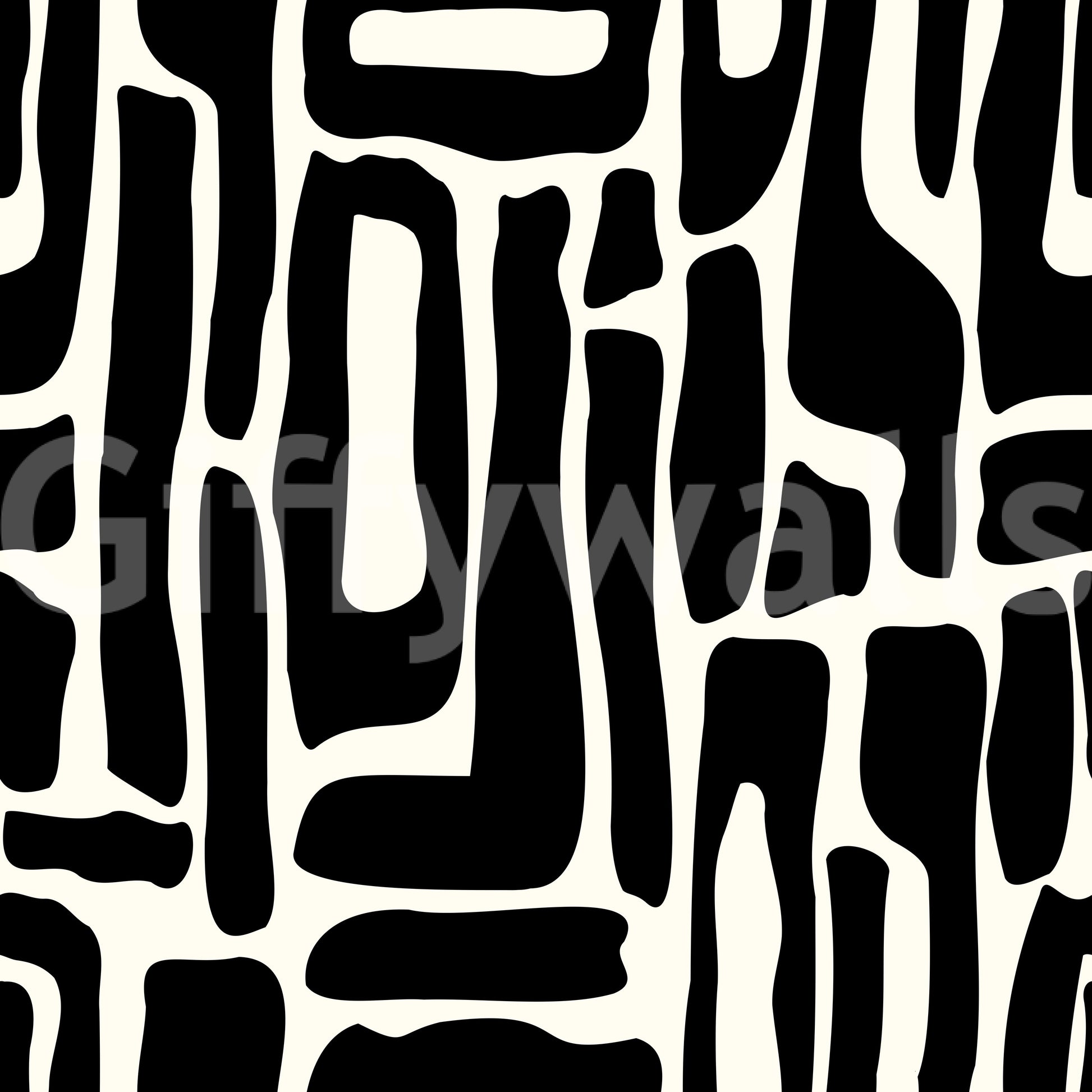 Abstract Organic Ink Shapes Wallpaper⁠