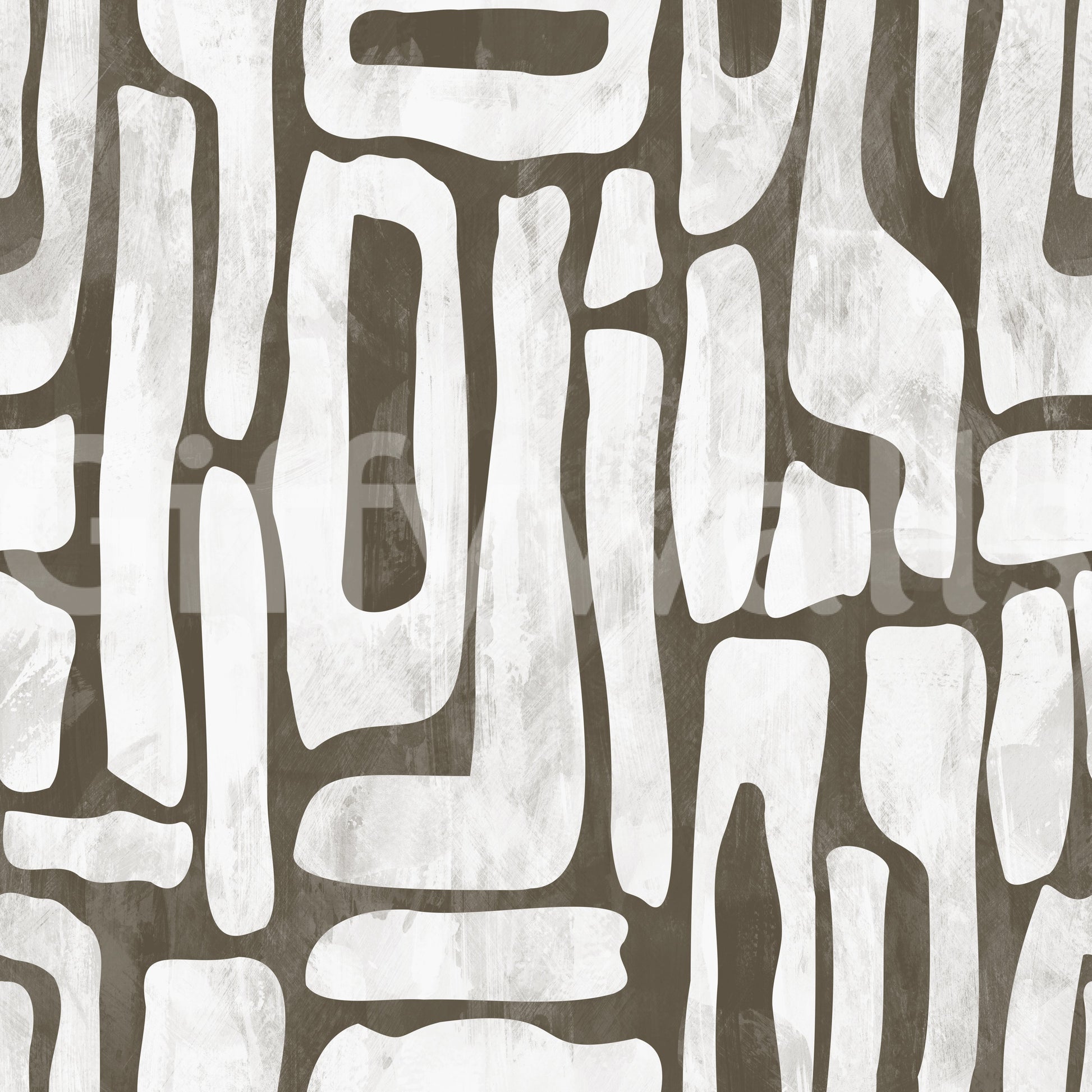 Abstract Organic Stone Motif Wallpaper⁠