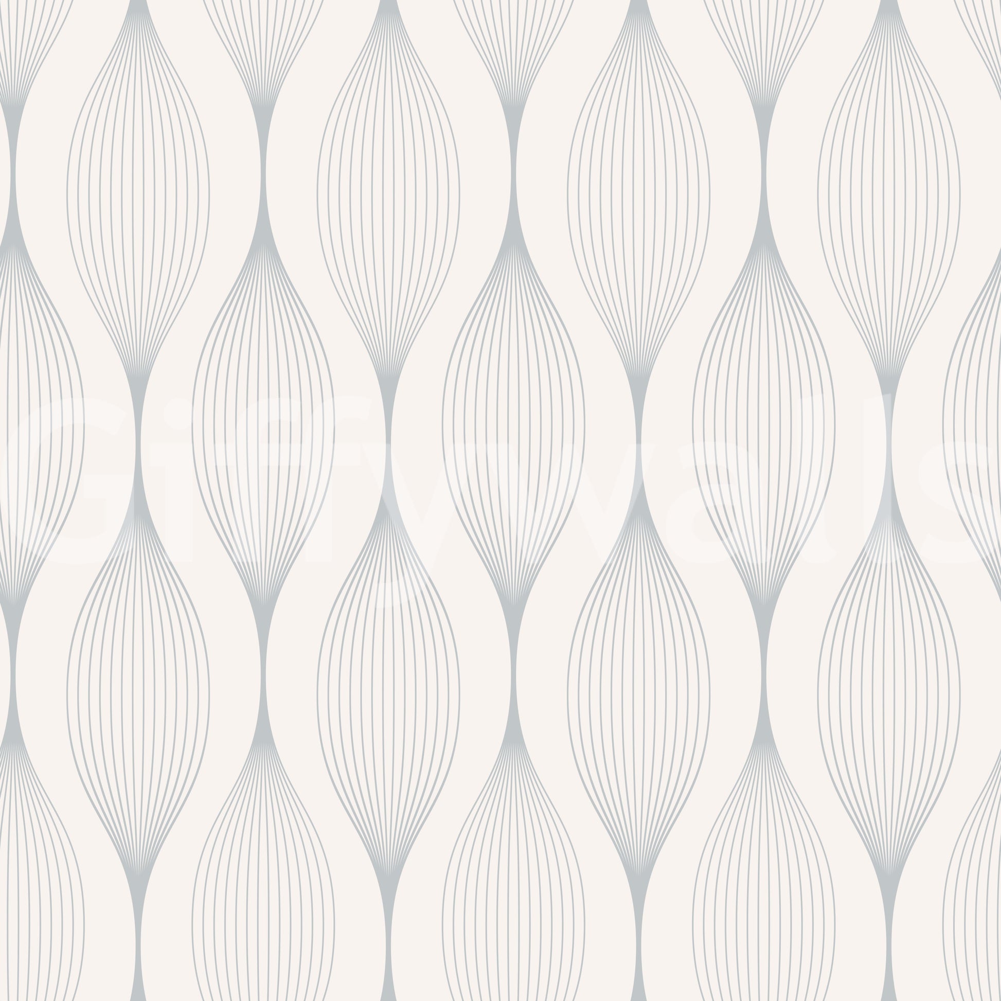 Minimalist Soft Gray Curves Wallpaper⁠