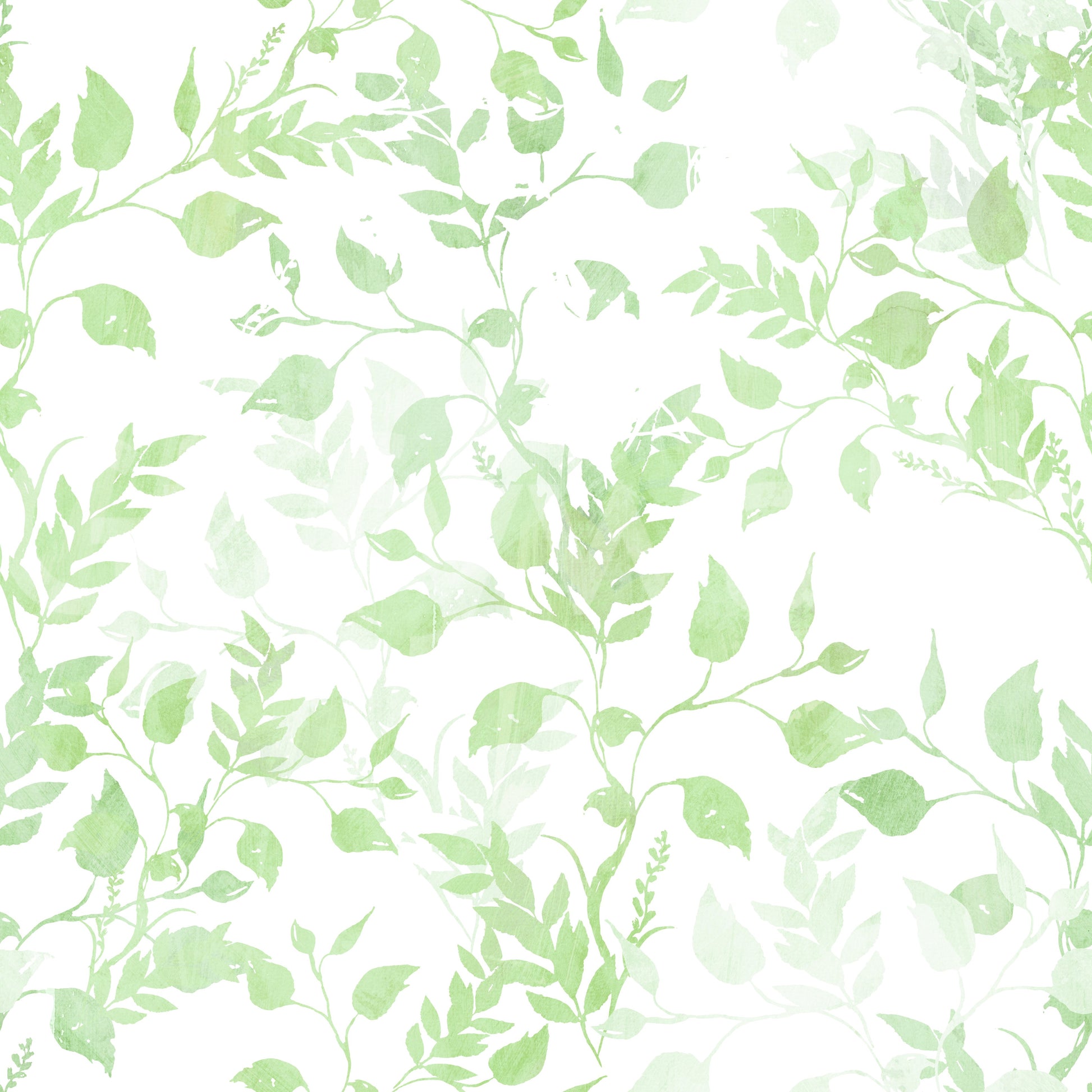 Ethereal Sage Leaf Trails Wallpaper⁠