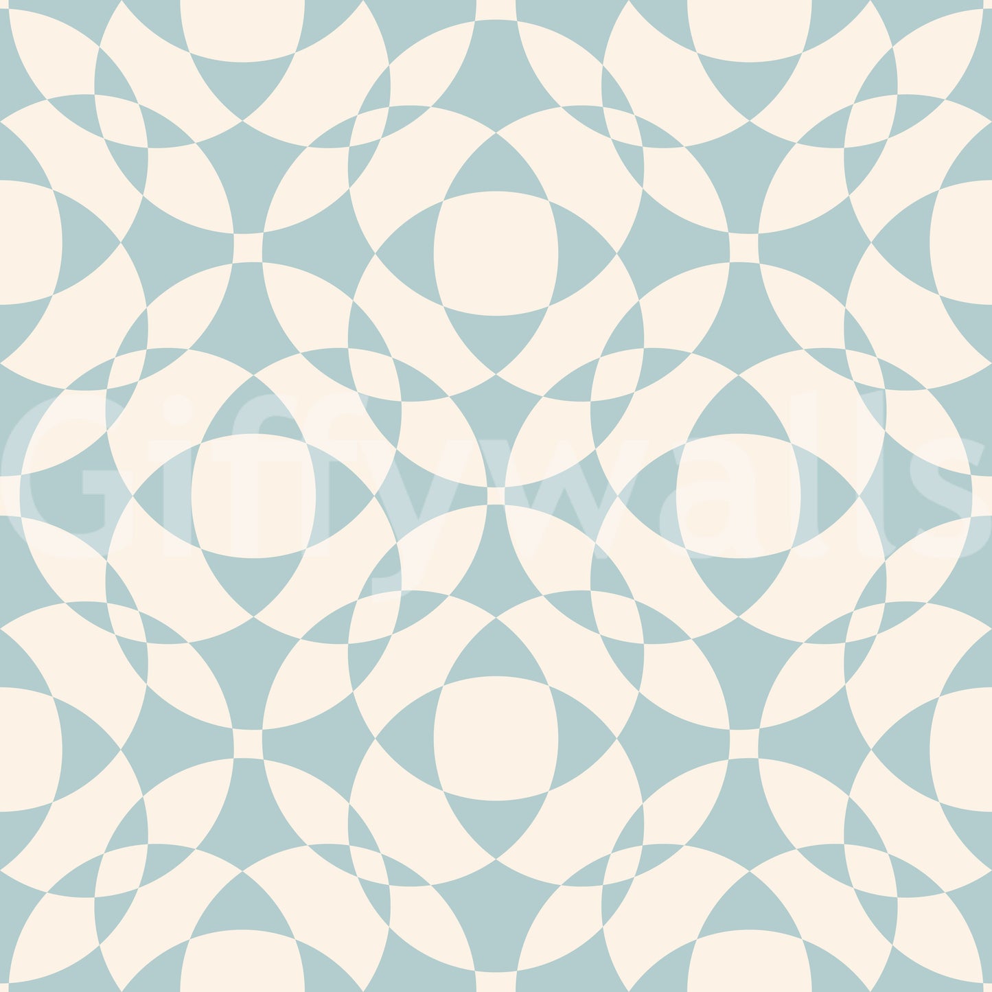 Interlocking Serenity Curves Wallpaper⁠