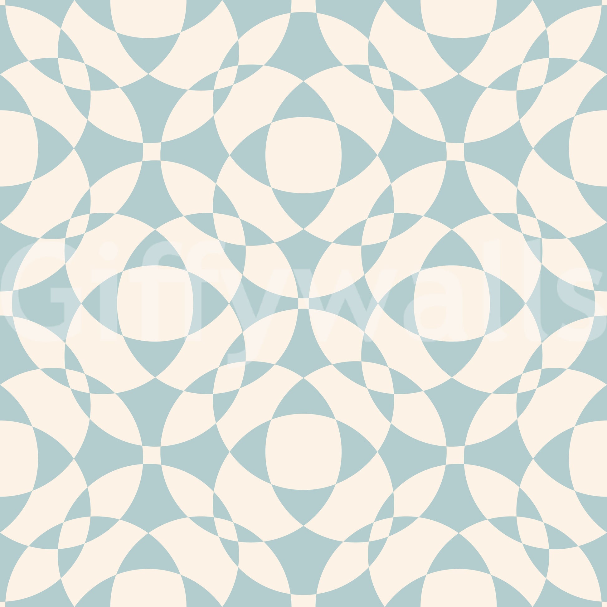 Interlocking Serenity Curves Wallpaper⁠
