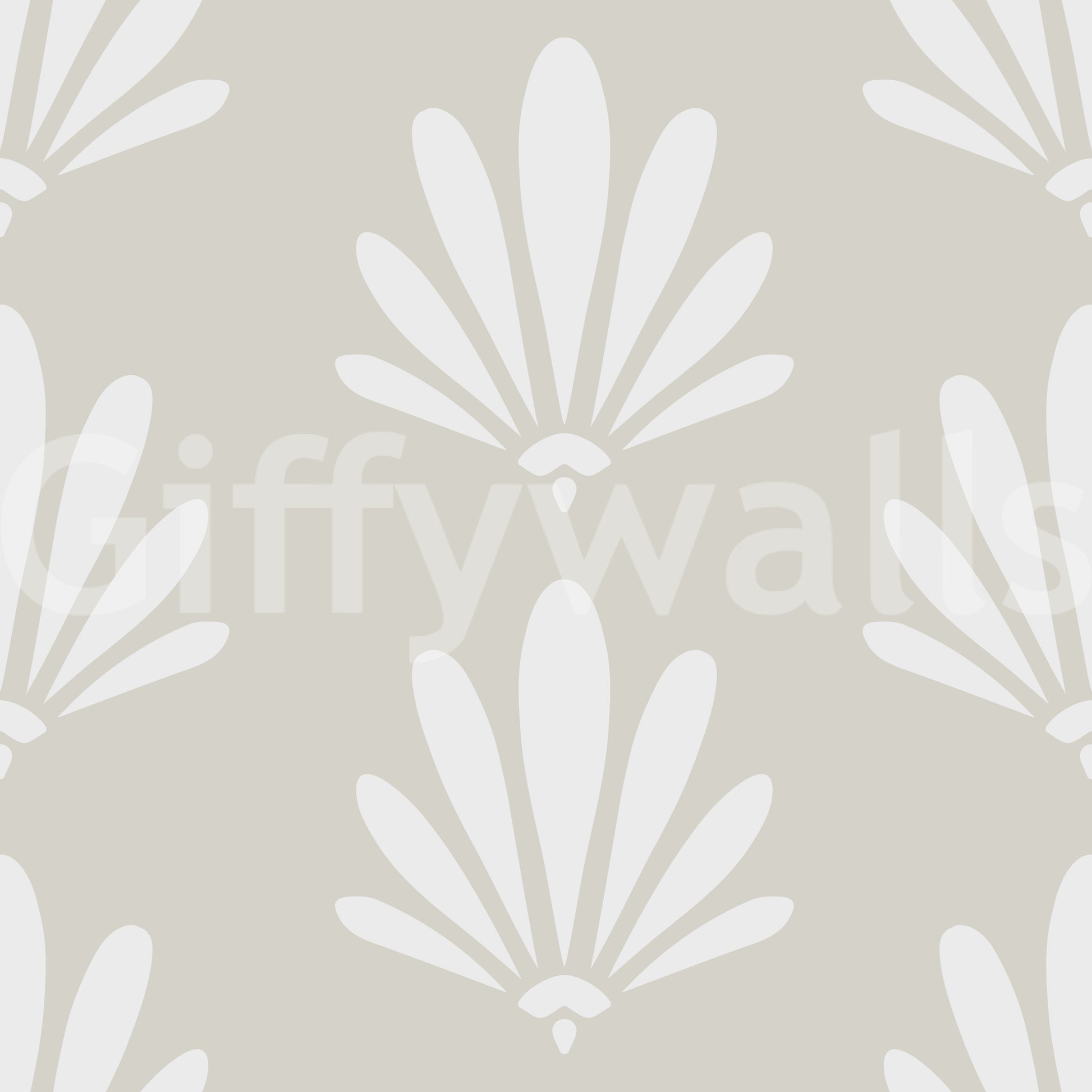 Minimalist Fan Pattern Wallpaper⁠